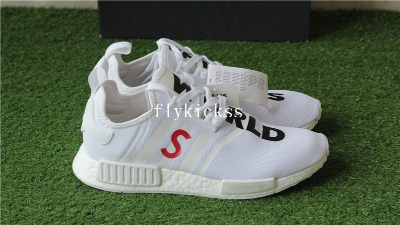 Real Boost Adidas NMD R1 Supreme World Famous